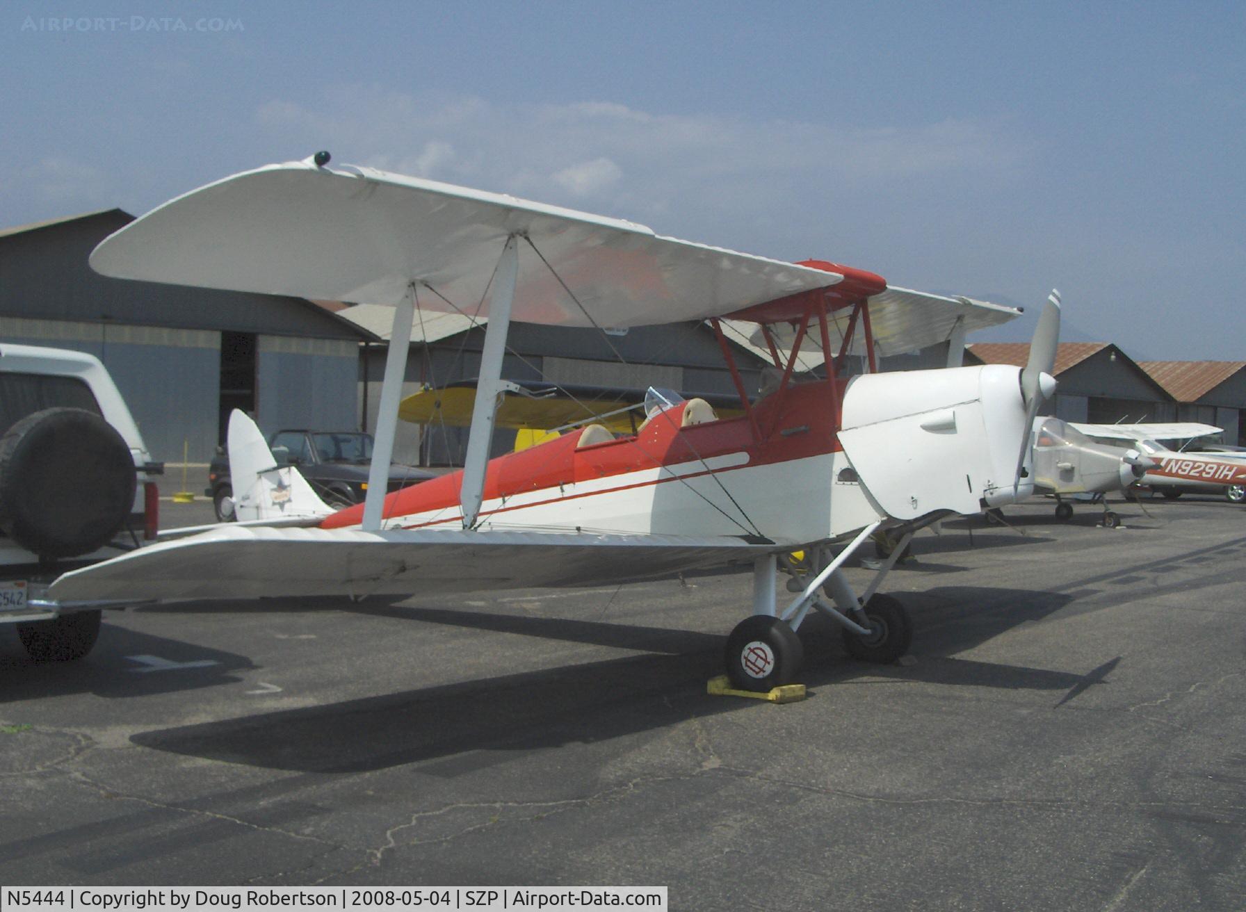N5444, 1935 De Havilland DH-82A Tiger Moth II Tiger Moth II C/N 3312, 1935 DeHavilland DH 82A TIGER MOTH, DH Gipsy 1 130 Hp