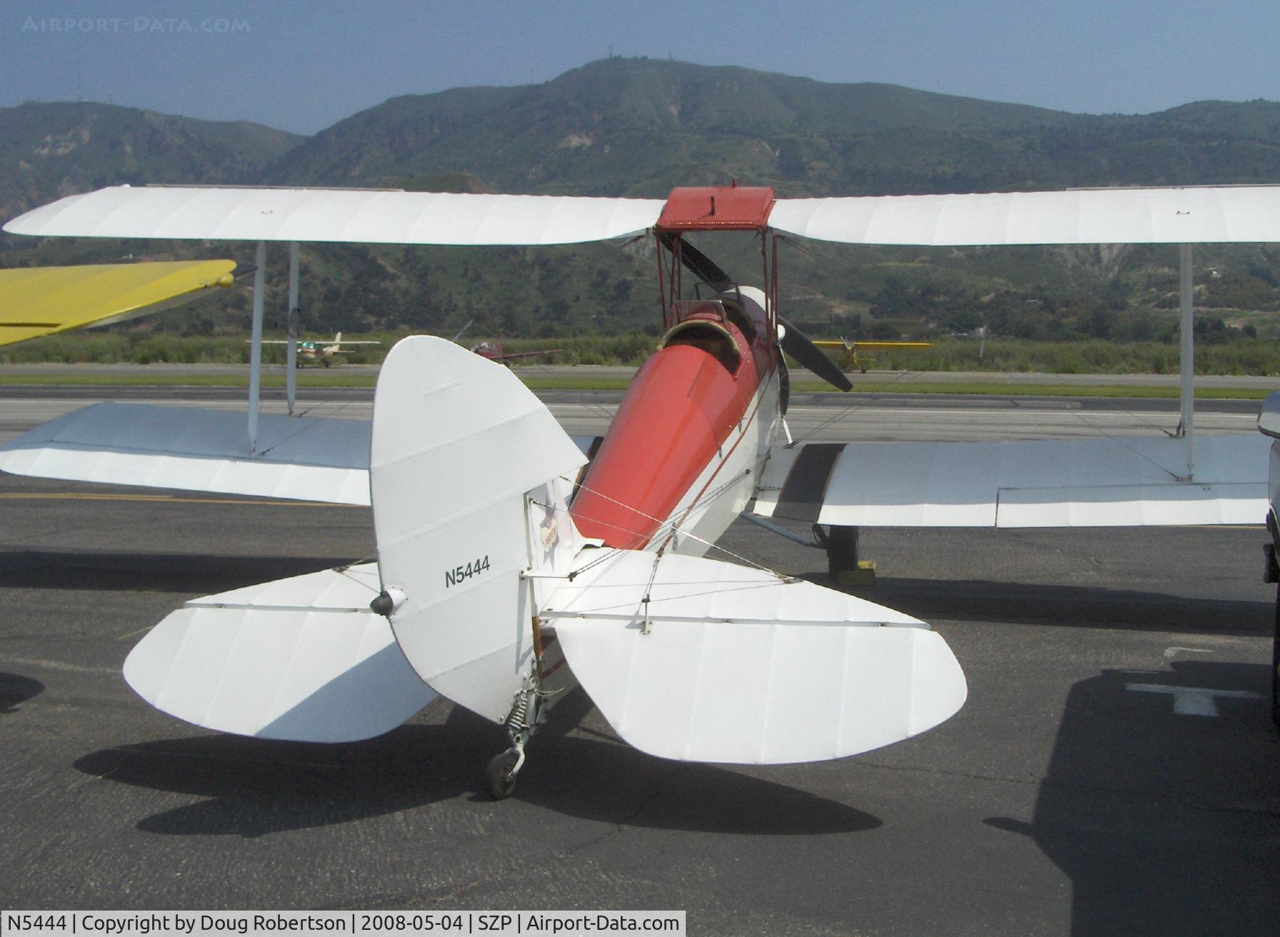 N5444, 1935 De Havilland DH-82A Tiger Moth II Tiger Moth II C/N 3312, 1935 DeHavilland DH 82A TIGER MOTH, DH Gipsy 1 130 Hp