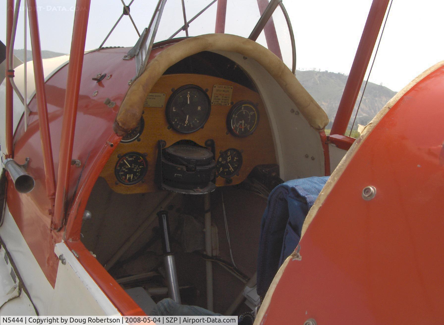 N5444, 1935 De Havilland DH-82A Tiger Moth II Tiger Moth II C/N 3312, 1935 DeHavilland DH 82A TIGER MOTH, DH Gipsy 1 130 Hp, front panel