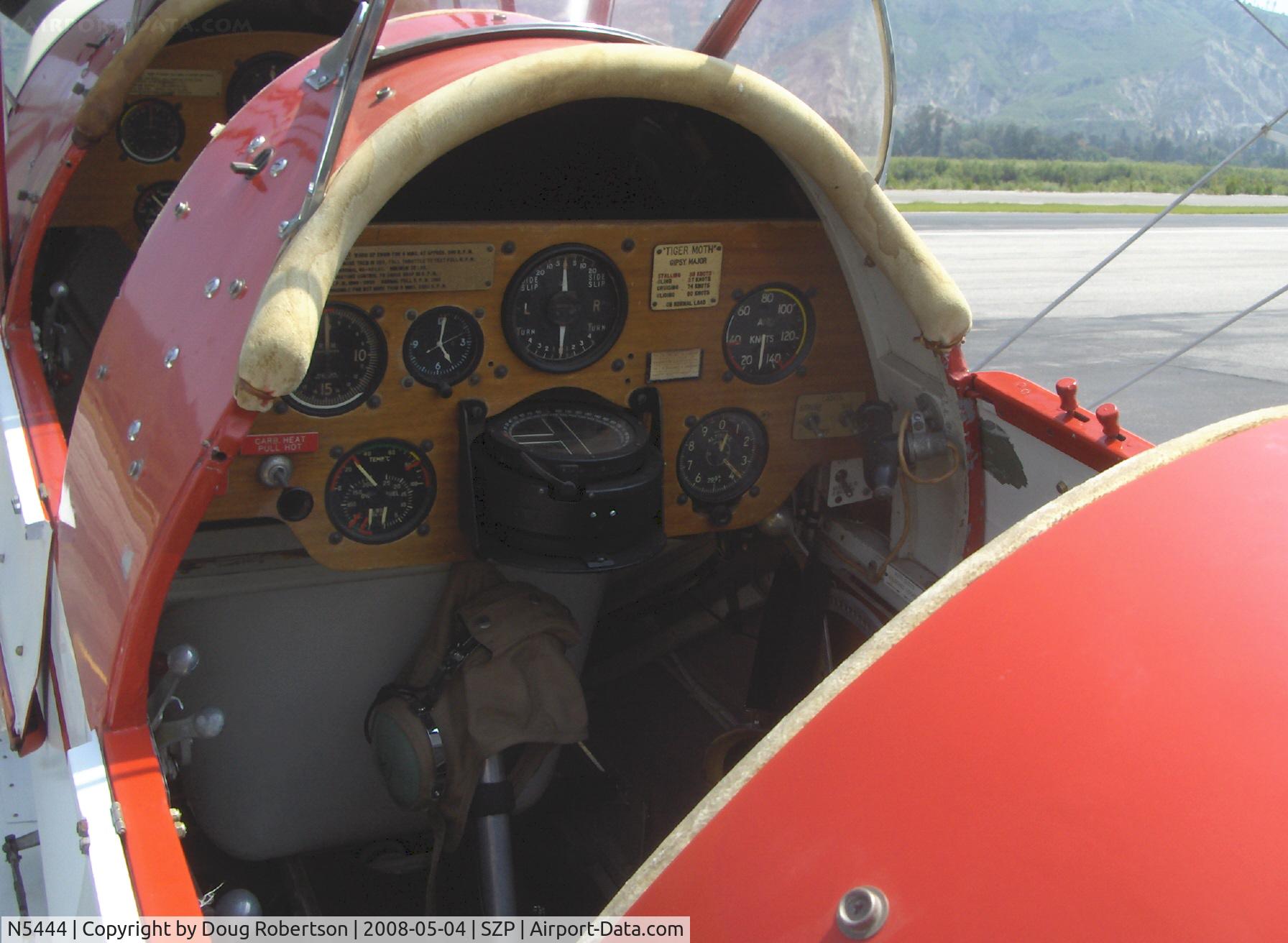 N5444, 1935 De Havilland DH-82A Tiger Moth II Tiger Moth II C/N 3312, 1935 DeHavilland DH 82A TIGER MOTH, DH Gipsy 1 130 Hp, rear panel