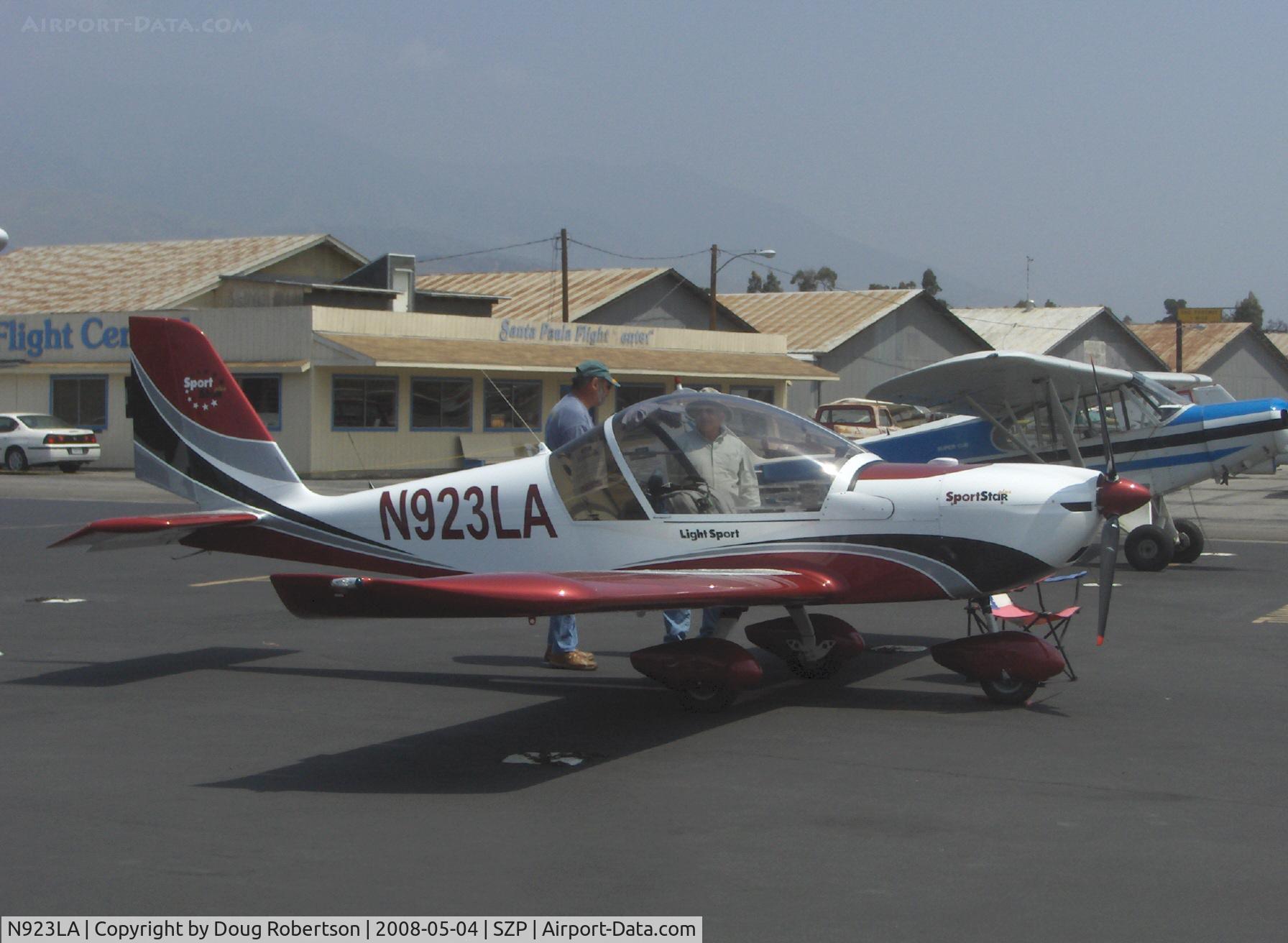N923LA, 2007 Evektor-Aerotechnik Sportstar Plus C/N 20070923, 2007 Evektor-Aerotechnik SPORTSTAR PLUS, Rotax 912ULS 100 Hp