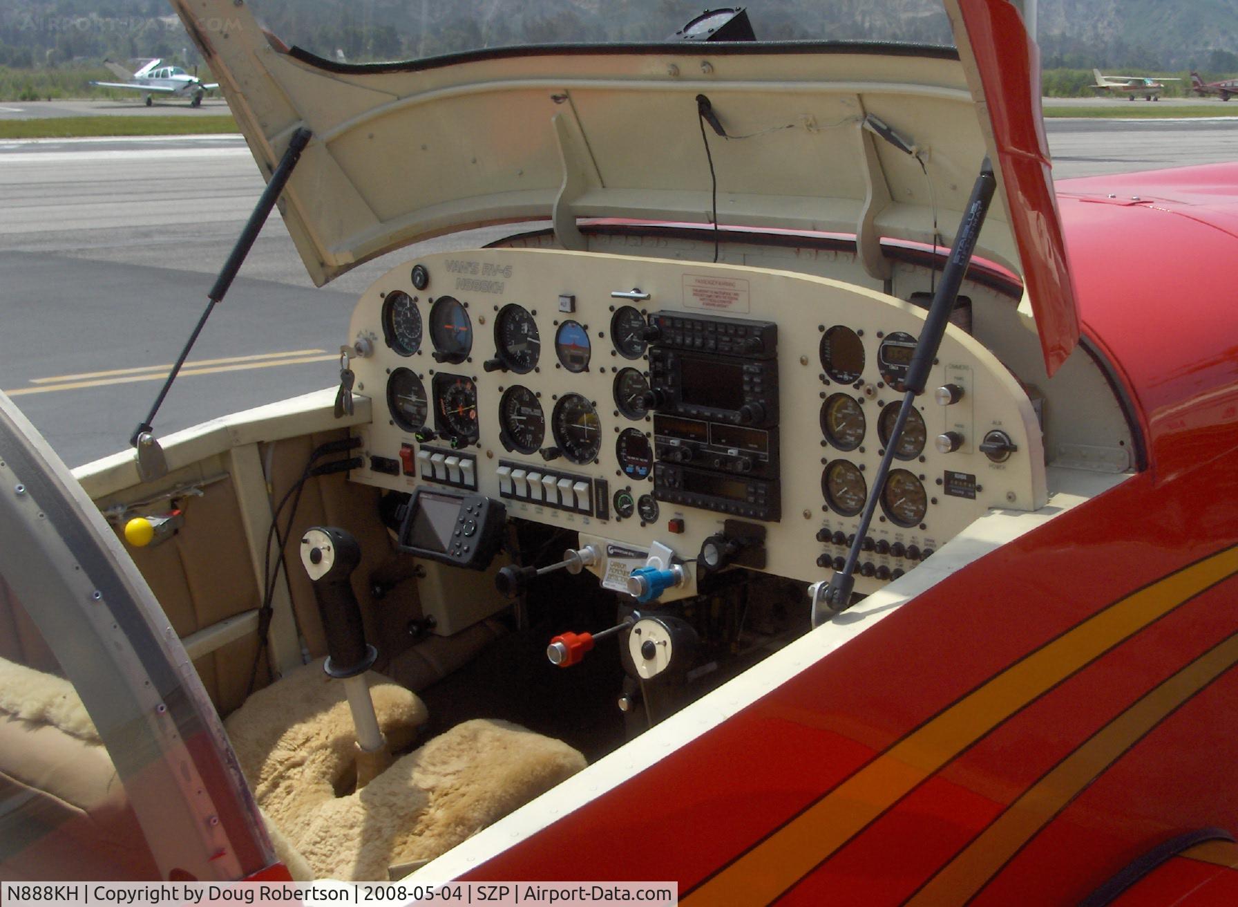 N888KH, 2005 Vans RV-6 C/N 25478, 2005 Hosfiel VAN's RV-6, Lycoming O-360-A1A 180 Hp, superb panel