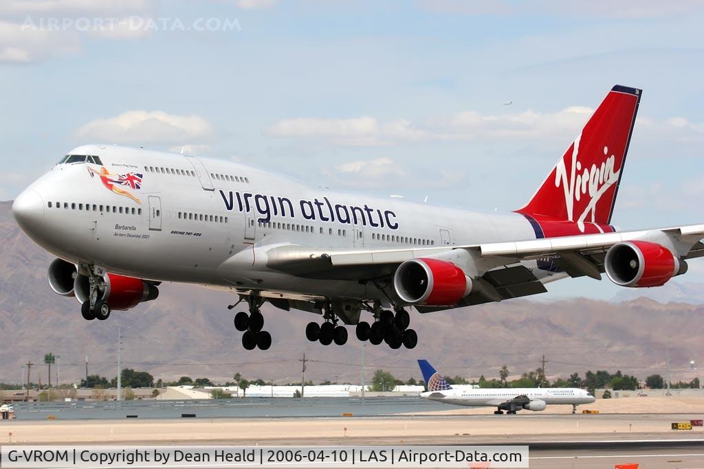 G-VROM, 2001 Boeing 747-443 C/N 32339, Virgin Atlantic G-VROM 