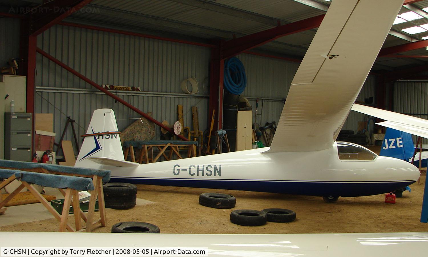 G-CHSN, 1963 Schleicher Ka-6CR Rhonsegler C/N 6218, A recent addition to the British Register at Needwood Forest Gliding Centre