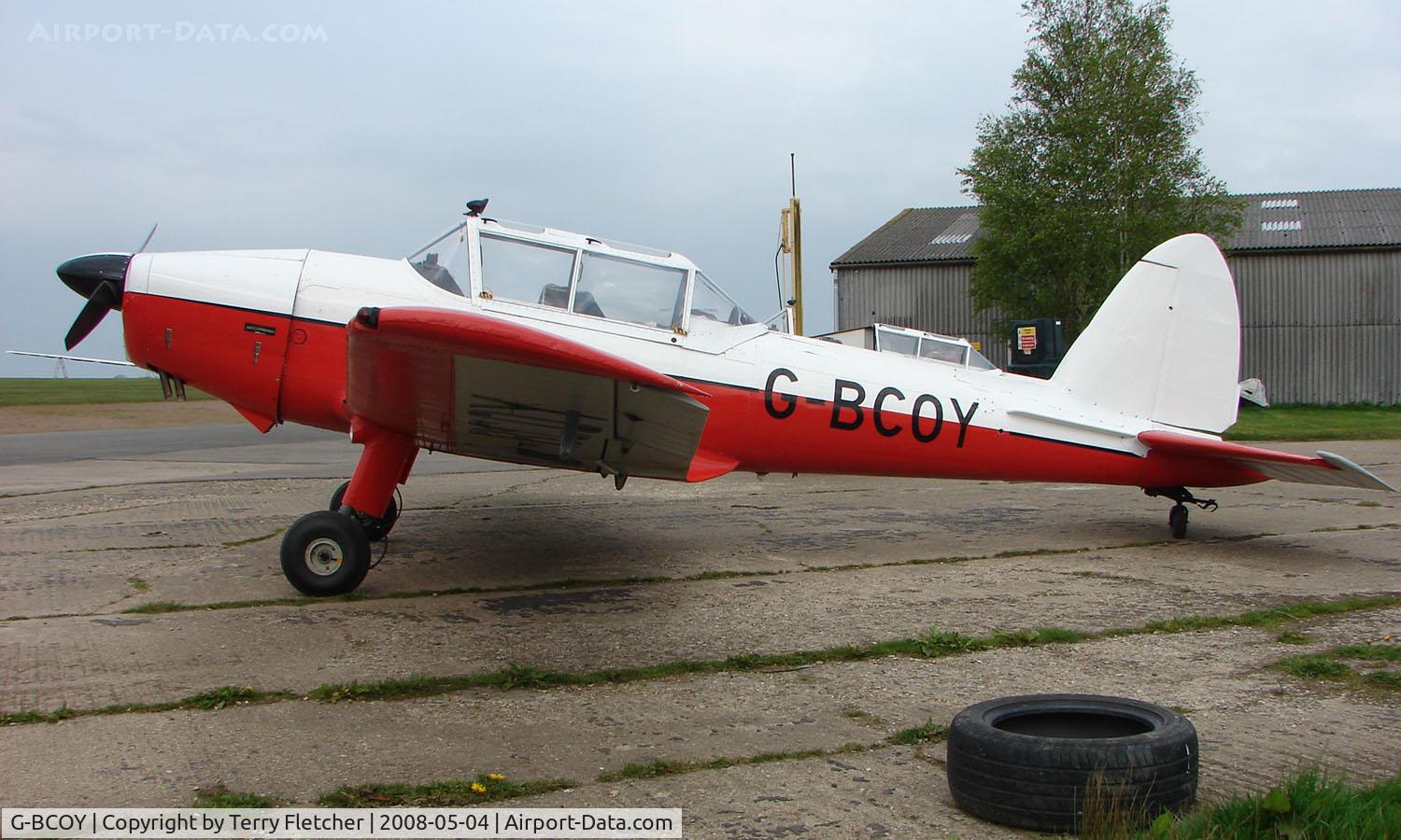 G-BCOY, 1950 De Havilland DHC-1 Chipmunk 22 (Lycoming) C/N C1/0212, Part of the Husband Bosworth Gliding Centre scene