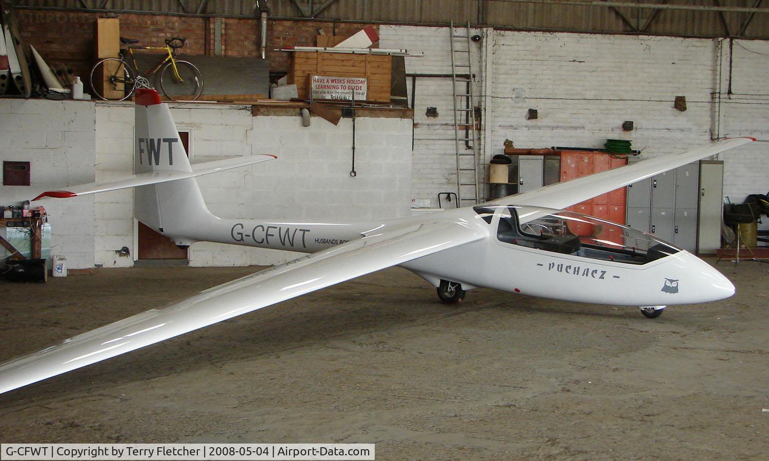 G-CFWT, 1990 PZL-Bielsko SZD-50-3 Puchacz C/N B-1988, Part of the Husband Bosworth Gliding Centre scene