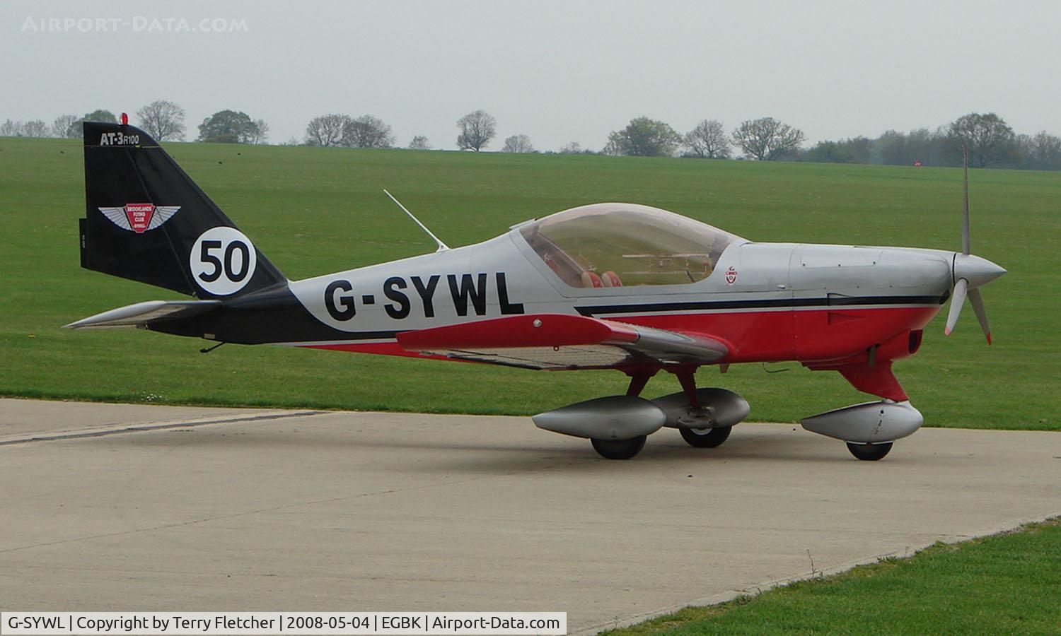 G-SYWL, 2005 Aero AT-3 R100 C/N AT3-011, Polish Training Aircraft is part of the Sywell GA scene on Tiger Moth Fly-in Day in May 2008