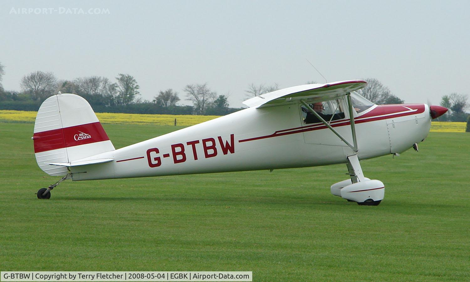 G-BTBW, 1947 Cessna 120 C/N 14220, Classic Cessna 120 is now based at Sywell