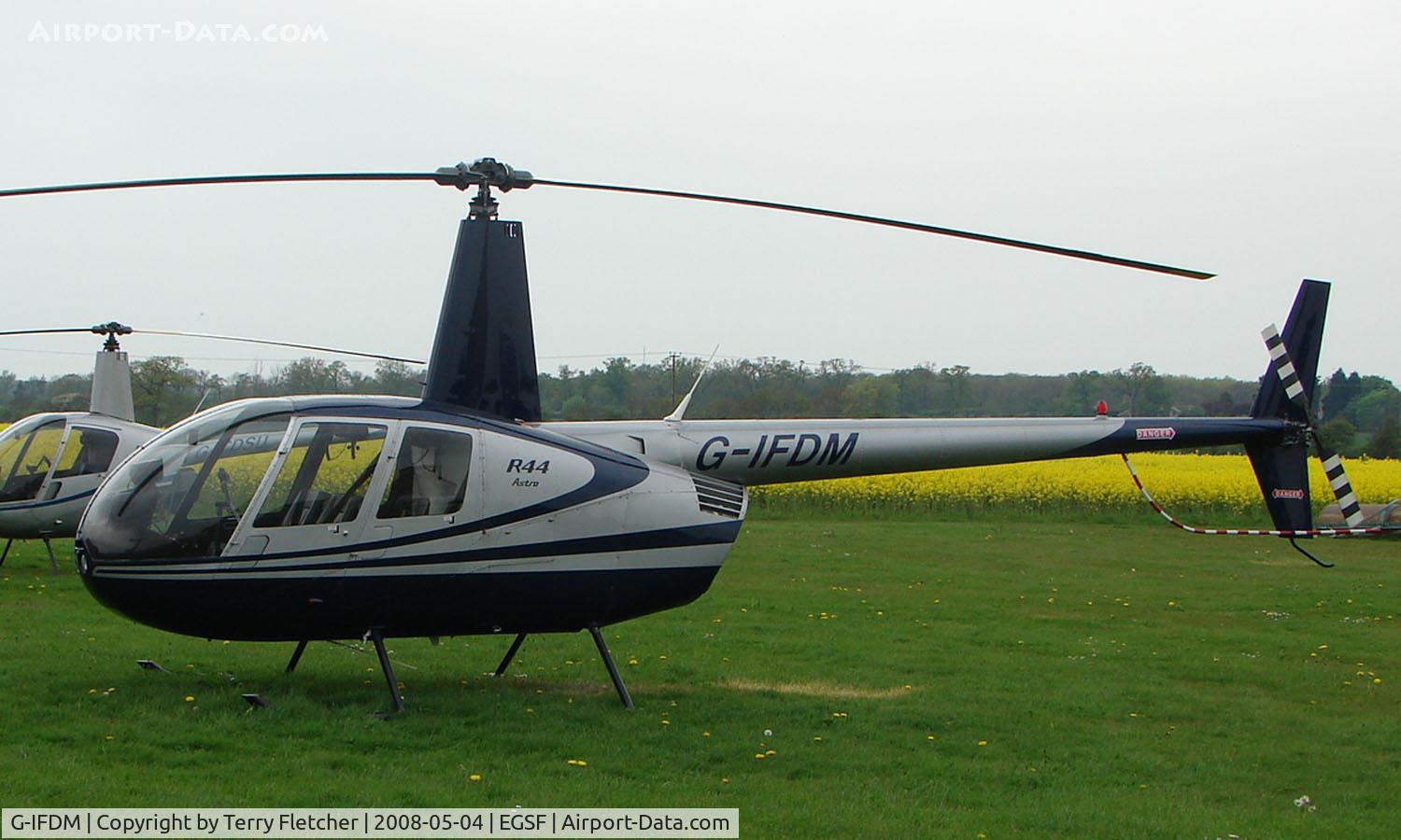 G-IFDM, 1999 Robinson R44 Astro C/N 0707, Robinson R44 Raven at Peterborough Connington