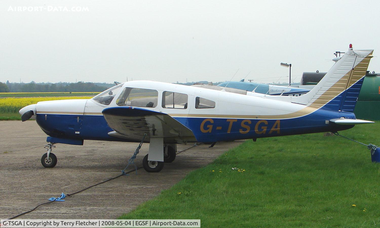 G-TSGA, 1977 Piper PA-28R-201 Cherokee Arrow III C/N 28R-7737082, Piper Pa-28R-201 at Peterborough Connington