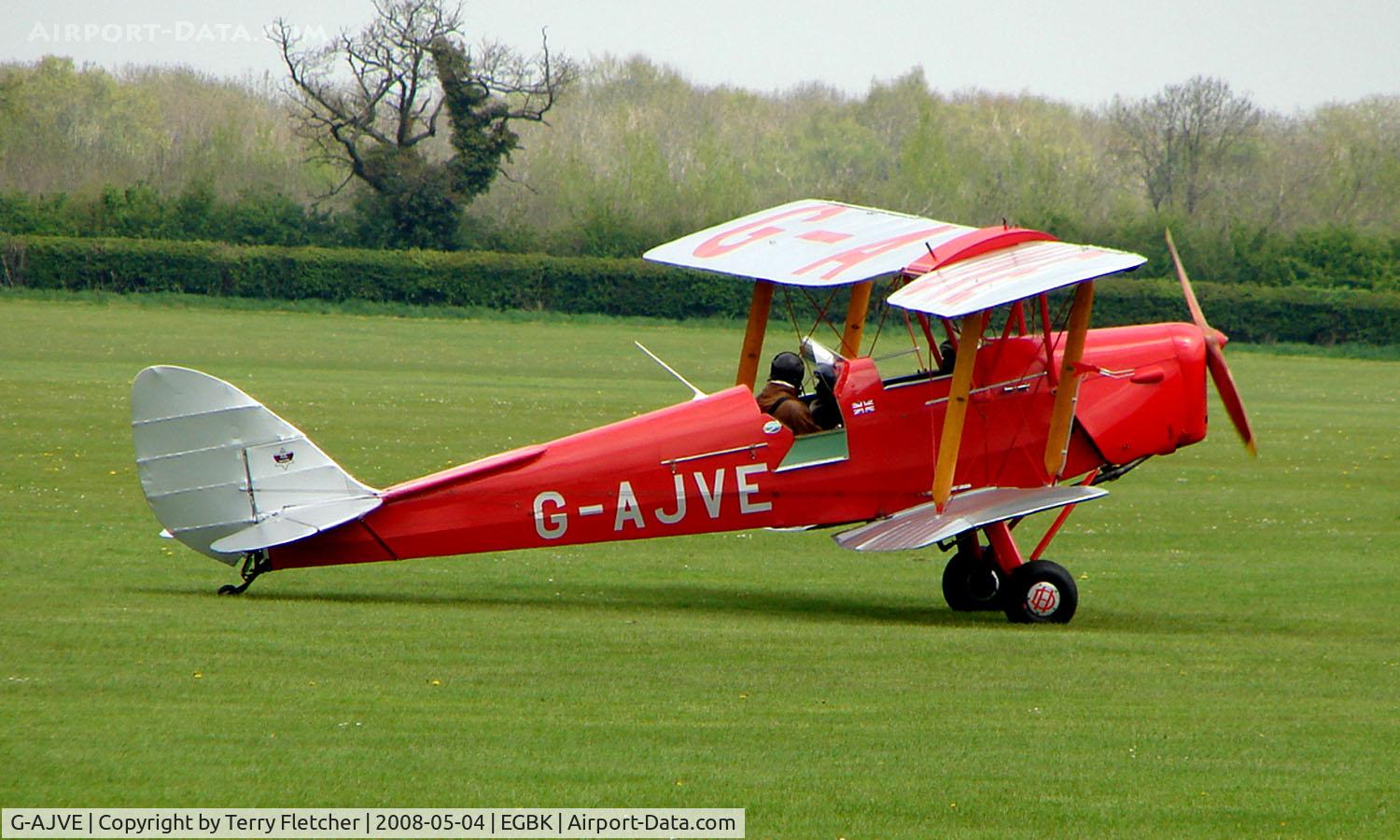 G-AJVE, 1942 De Havilland DH-82A Tiger Moth II C/N 85814, Classic Tiger Moth at Sywell meet in May 2008