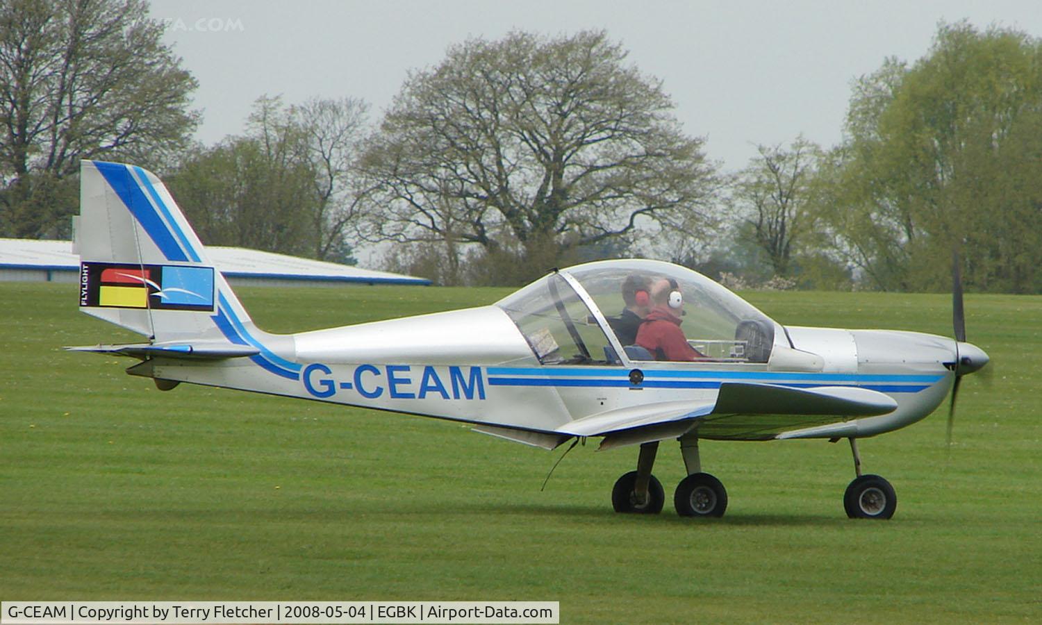 G-CEAM, 2006 Cosmik EV-97 TeamEurostar UK C/N 2729, part of the Sywell GA scene on Tiger Moth Fly-in Day in May 2008
