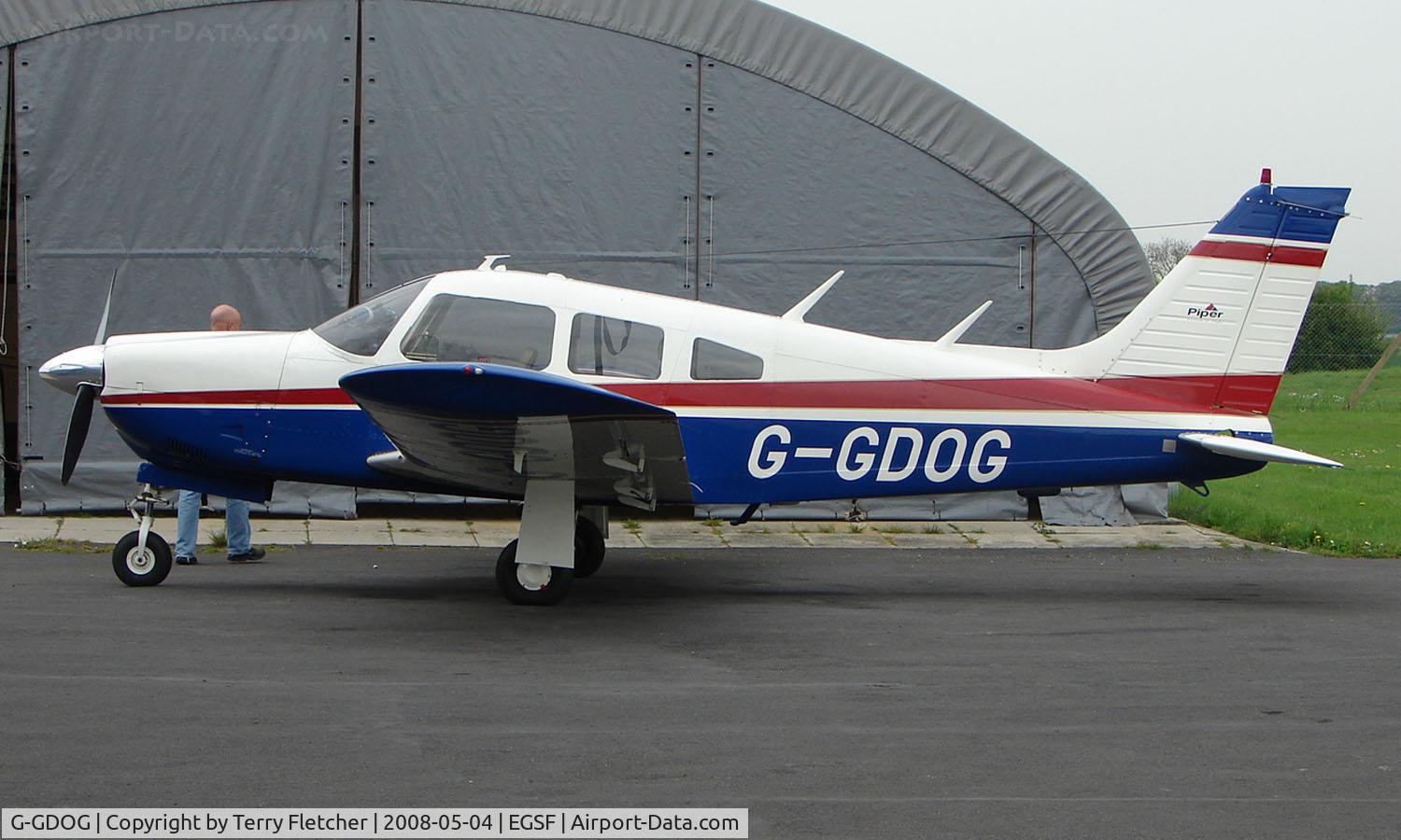 G-GDOG, 1976 Piper PA-28R-200 Cherokee Arrow C/N 28R-7635227, Piper Pa28R-200 at Peterborough Connington