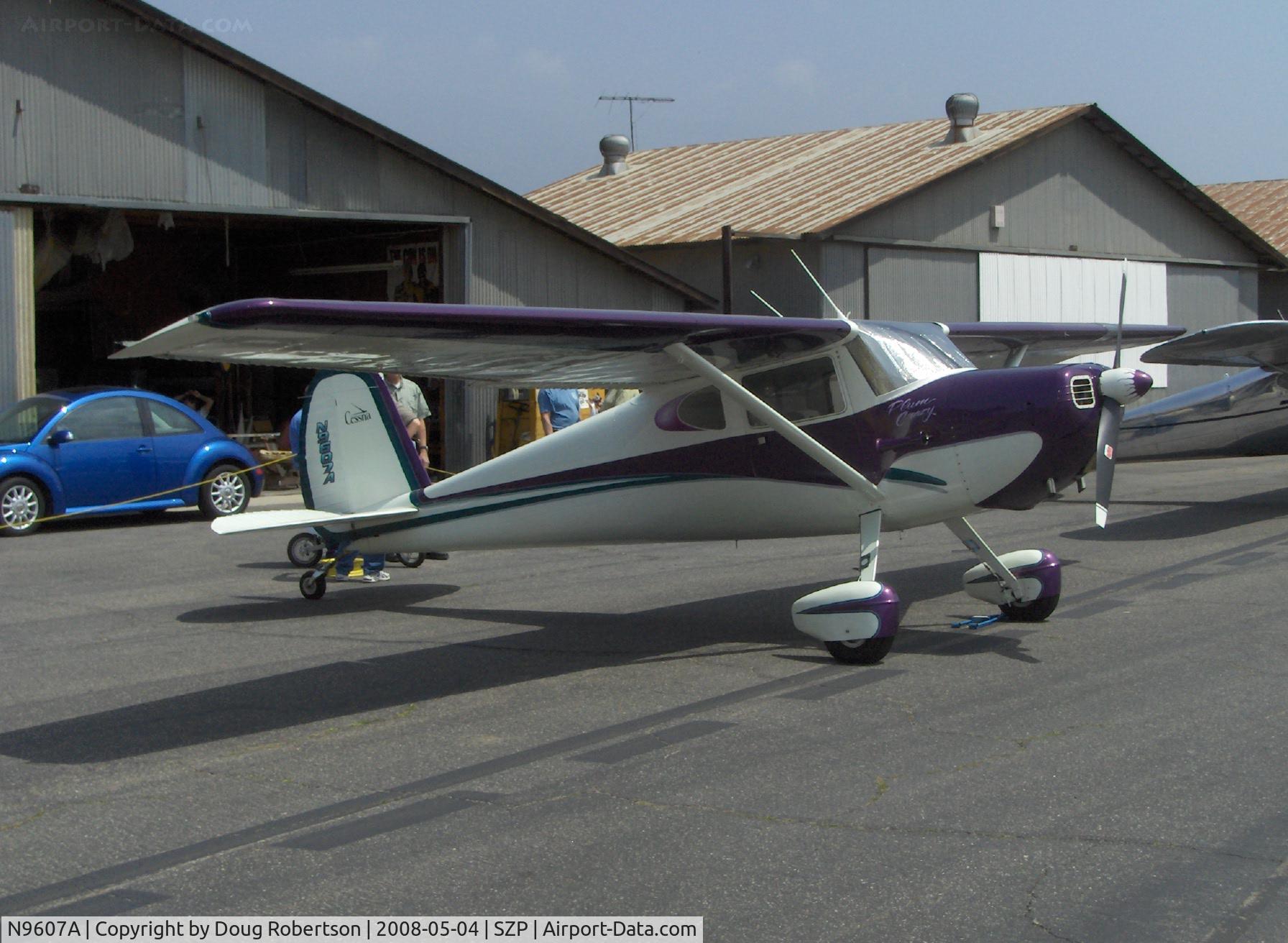 N9607A, 1949 Cessna 140A C/N 15328, 1949 Cessna 140A, 'Plum Crazy', Continental C85 85 Hp