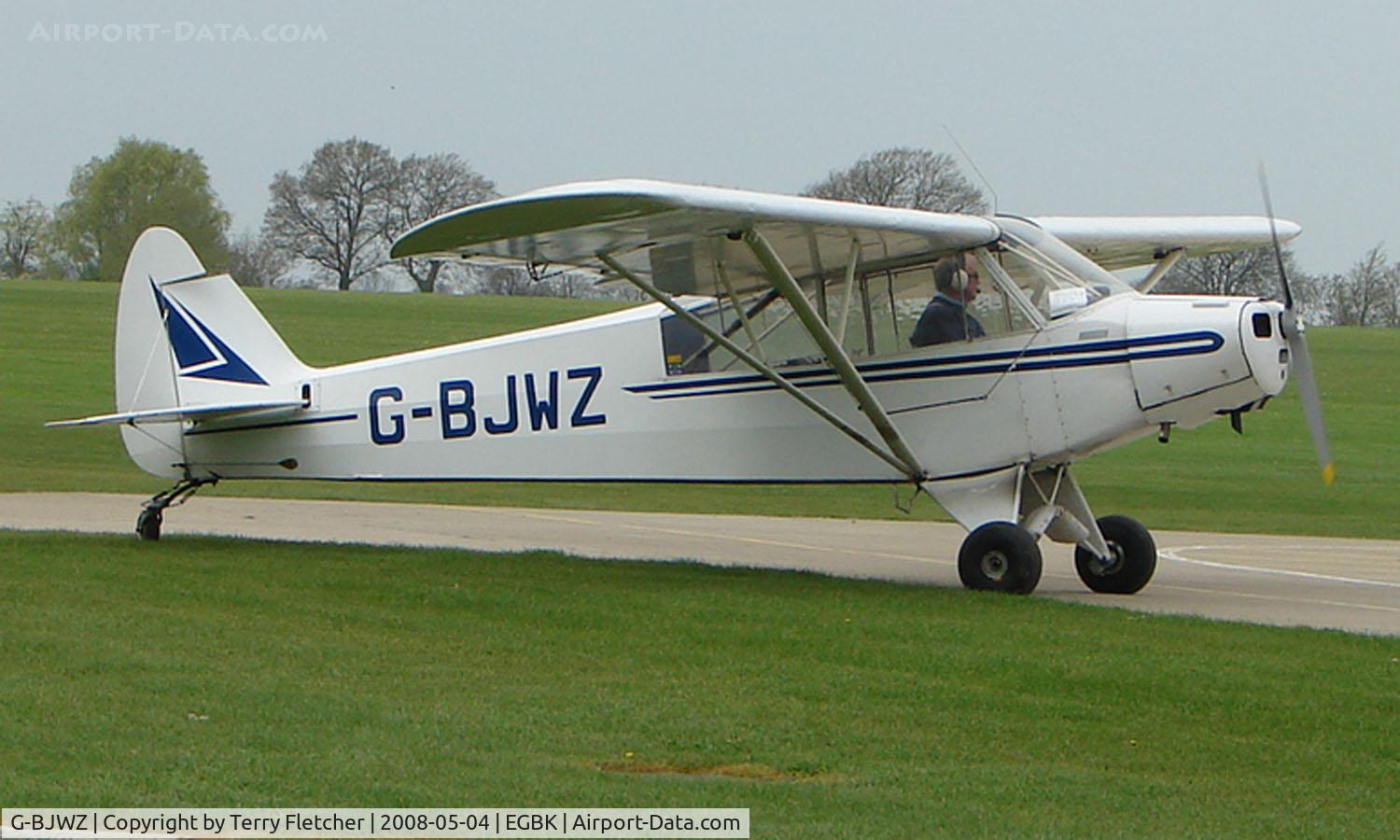 G-BJWZ, 1951 Piper L-18C Super Cub (PA-18-95) C/N 18-1361, Visitor to the Sywell GA scene on Tiger Moth Fly-in Day in May 2008
