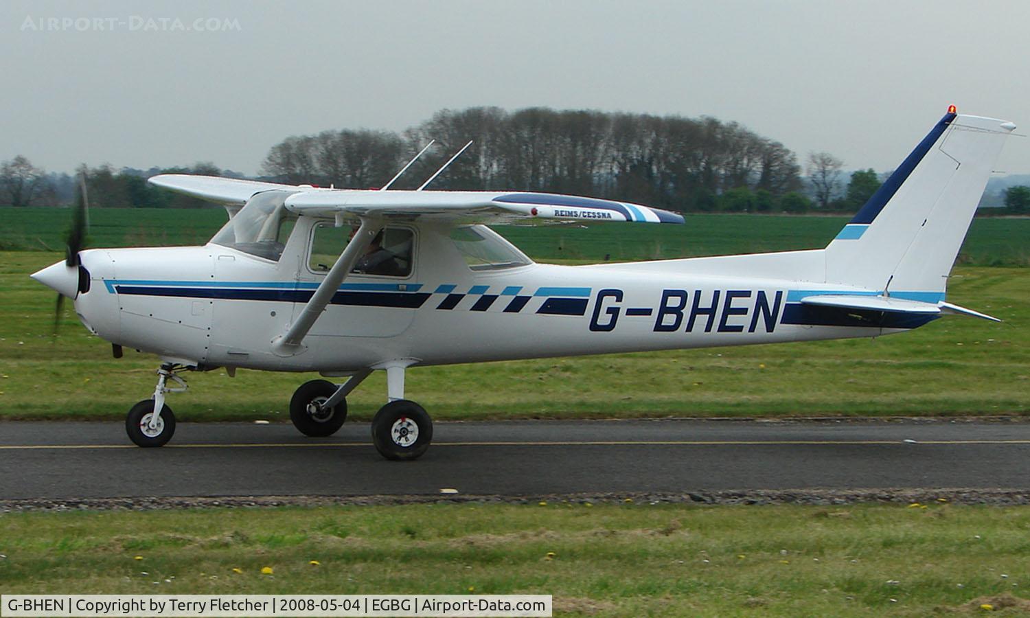 G-BHEN, 1980 Reims FA152 Aerobat C/N 0363, at Leicester Airport