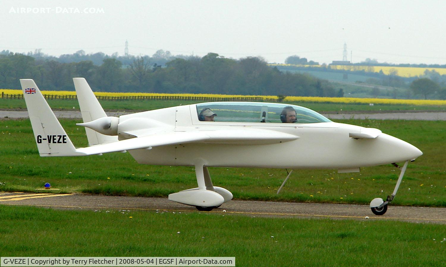 G-VEZE, 2003 Rutan VariEze C/N PFA 074-10285, Rutan Varieze at Peterborough Connington