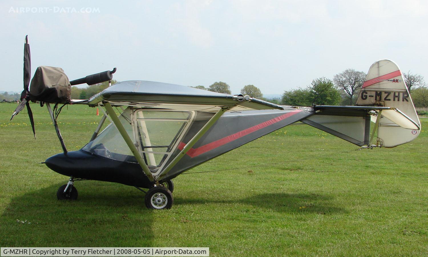 G-MZHR, 1997 Pegasus Cyclone AX2000 C/N 7307, Microlight at Darley Moor strip
