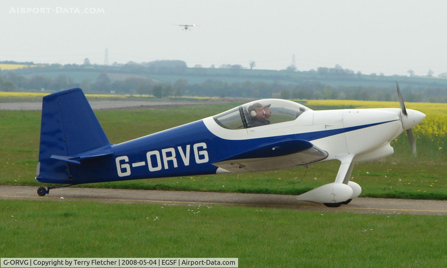 G-ORVG, 2001 Vans RV-6 C/N PFA 181A-13509, Vans RV-6 at Peterborough Connington