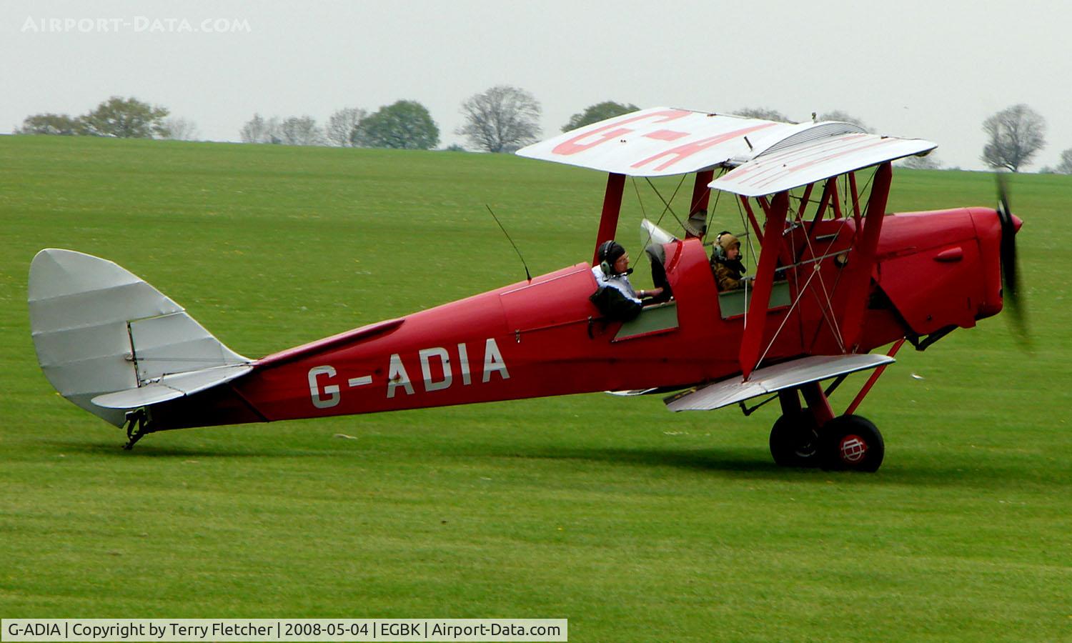 G-ADIA, 1935 De Havilland DH-82A Tiger Moth II C/N 3368, Classic Tiger Moth at Sywell meet in May 2008