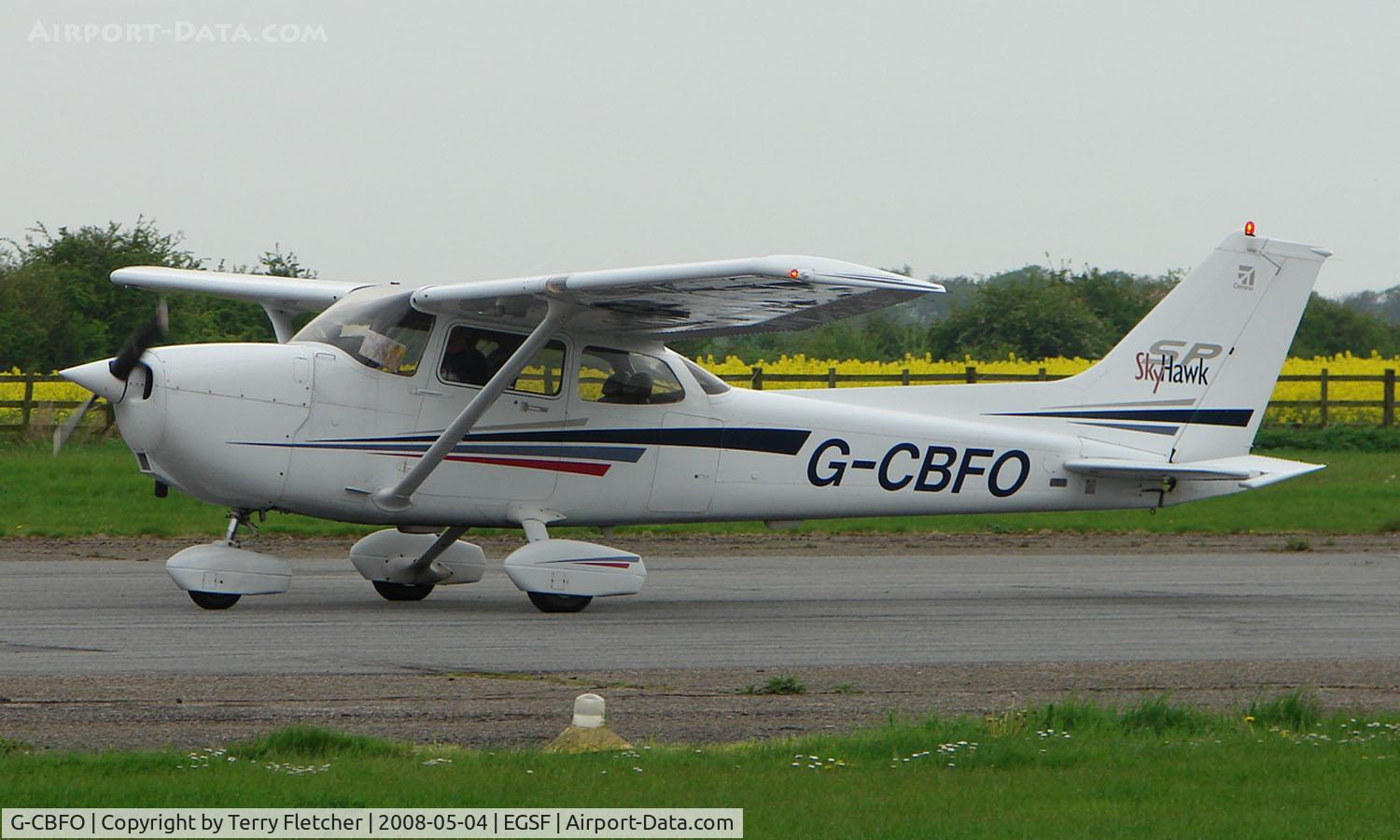 G-CBFO, 2001 Cessna 172S Skyhawk SP C/N 172S8929, Cessna 172S at Peterborough Connington