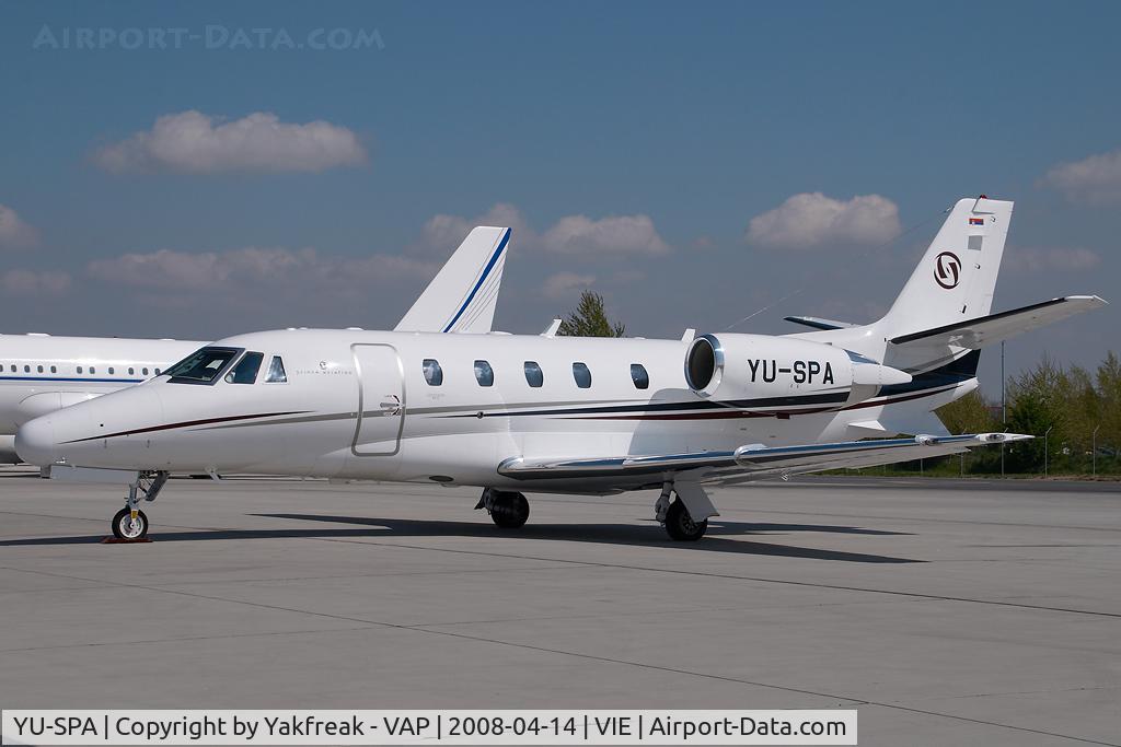 YU-SPA, 2007 Cessna 560XLS Citation Excel C/N 560-5760, Cessna 560XL
