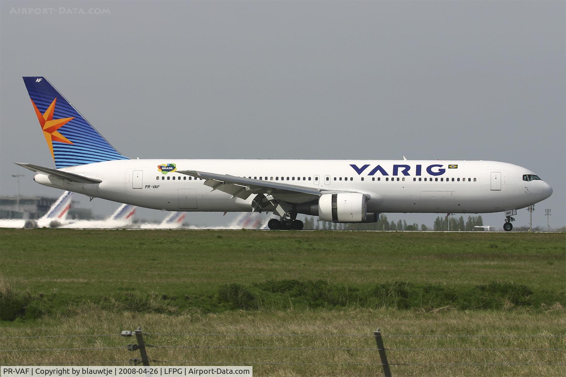 PR-VAF, 1991 Boeing 767-300/ER C/N 25132, Varig new livery