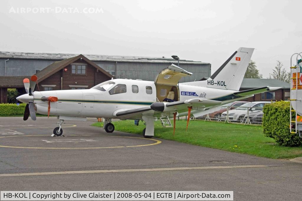 HB-KOL, 2001 Socata TBM-700 C/N 218, Year of manufacture: 2002 - Owner and operator: ESCAair Ltd.