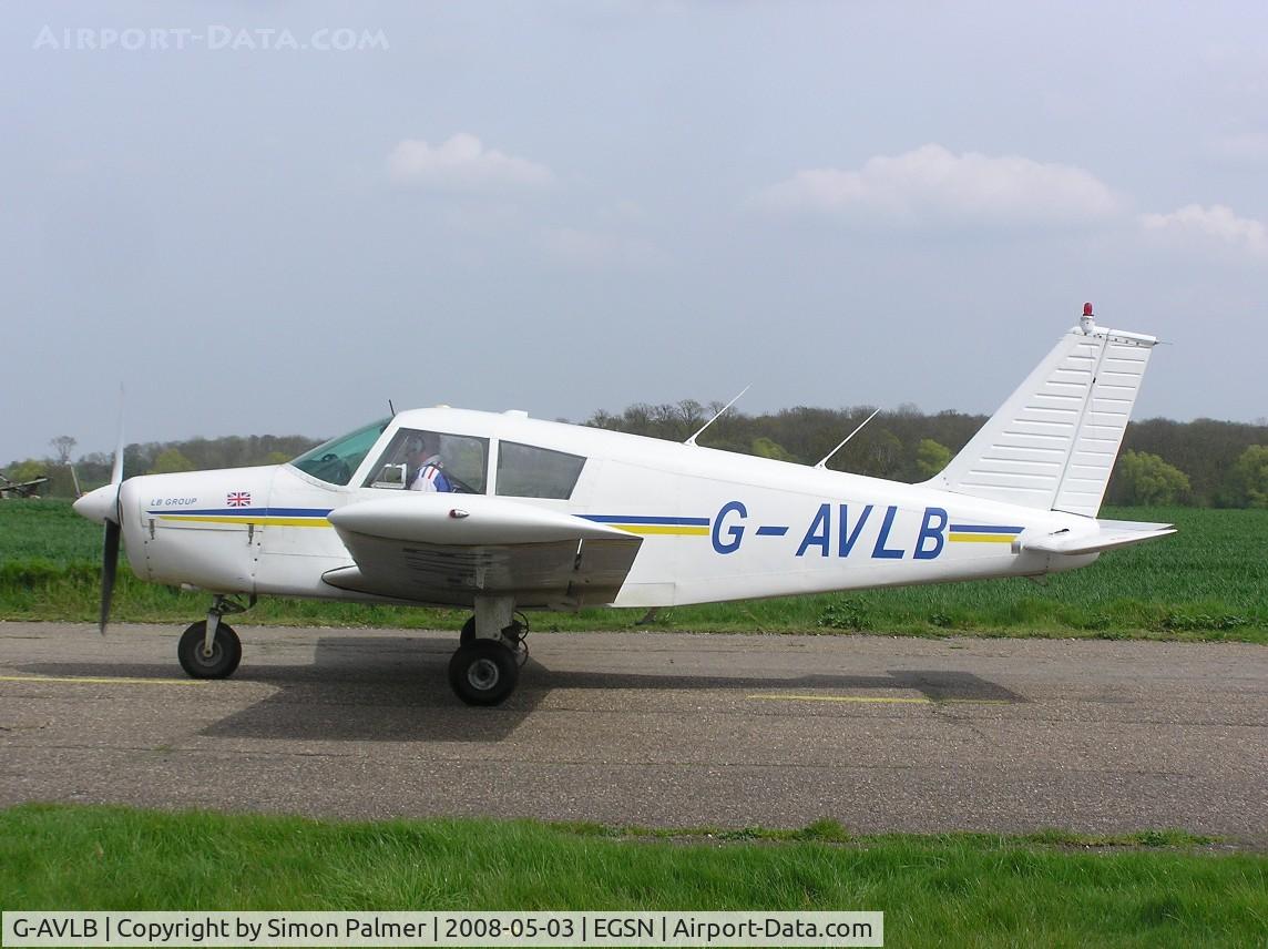 G-AVLB, 1967 Piper PA-28-140 Cherokee C/N 28-23158, Cherokee 140 at Bourn
