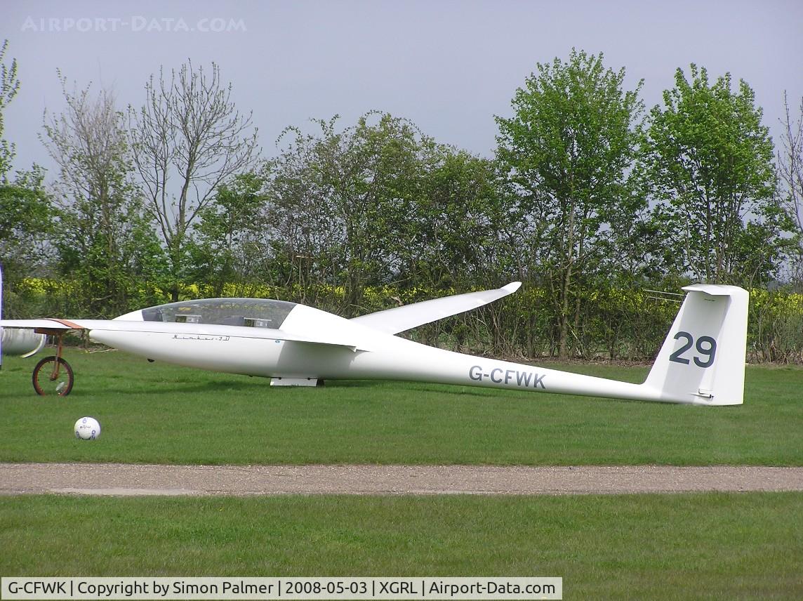 G-CFWK, 1990 Schempp-Hirth Nimbus 3DT C/N 32, Schempp-Hirth Nimbus 3DT at Gransden