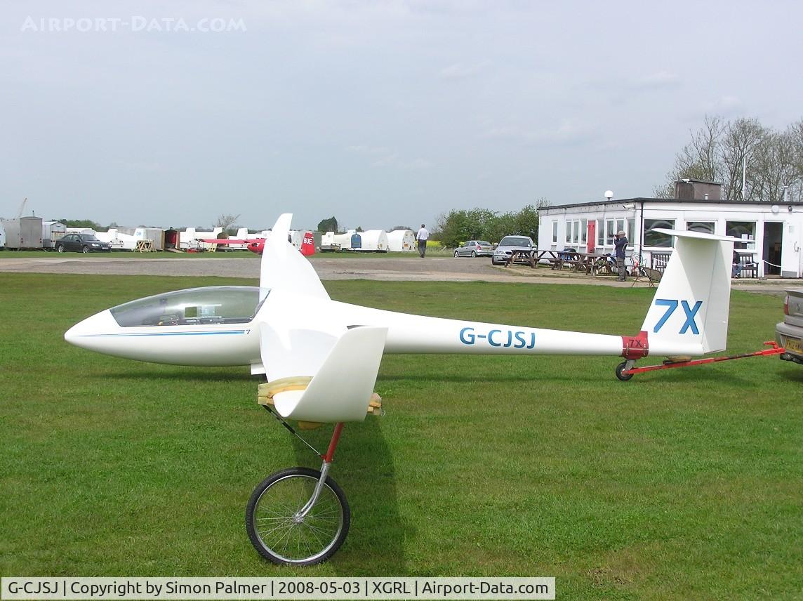 G-CJSJ, 1989 Rolladen-Schneider LS-7-WL C/N 7058, Rolladen-Schneider LS-7 based at Gransden Lodge