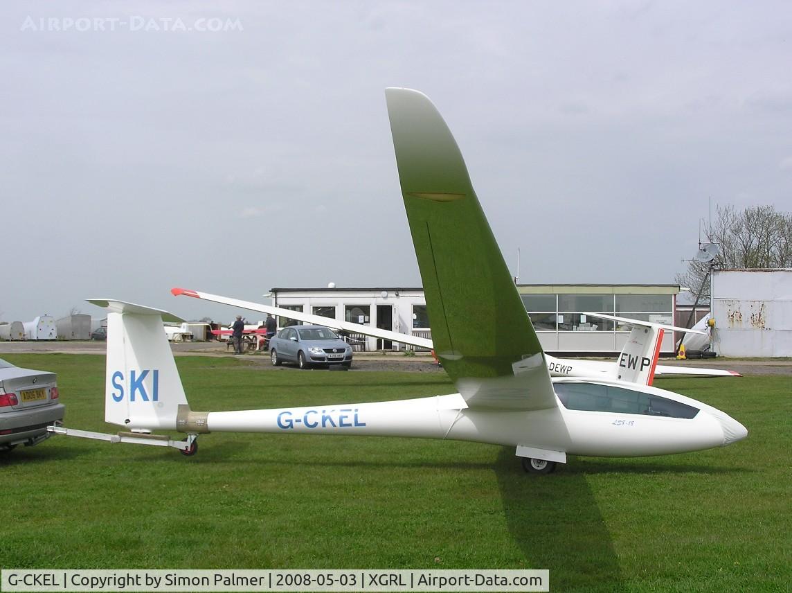 G-CKEL, 2002 Rolladen-Schneider LS-8-18 C/N 8454, Rolladen-Schneider LS8-18 at Gransden