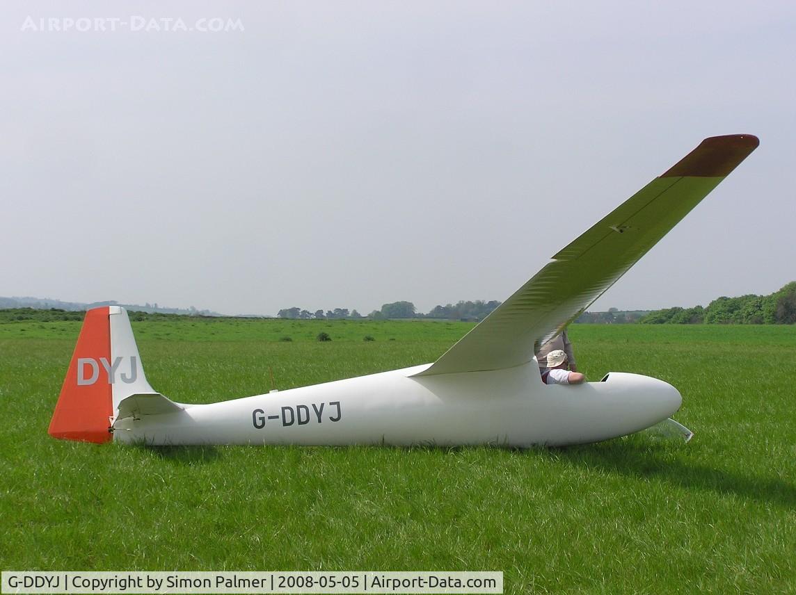G-DDYJ, 1967 Schleicher Ka-6CR Rhonsegler C/N 6583, Schleicher Ka6 based at Haddenham