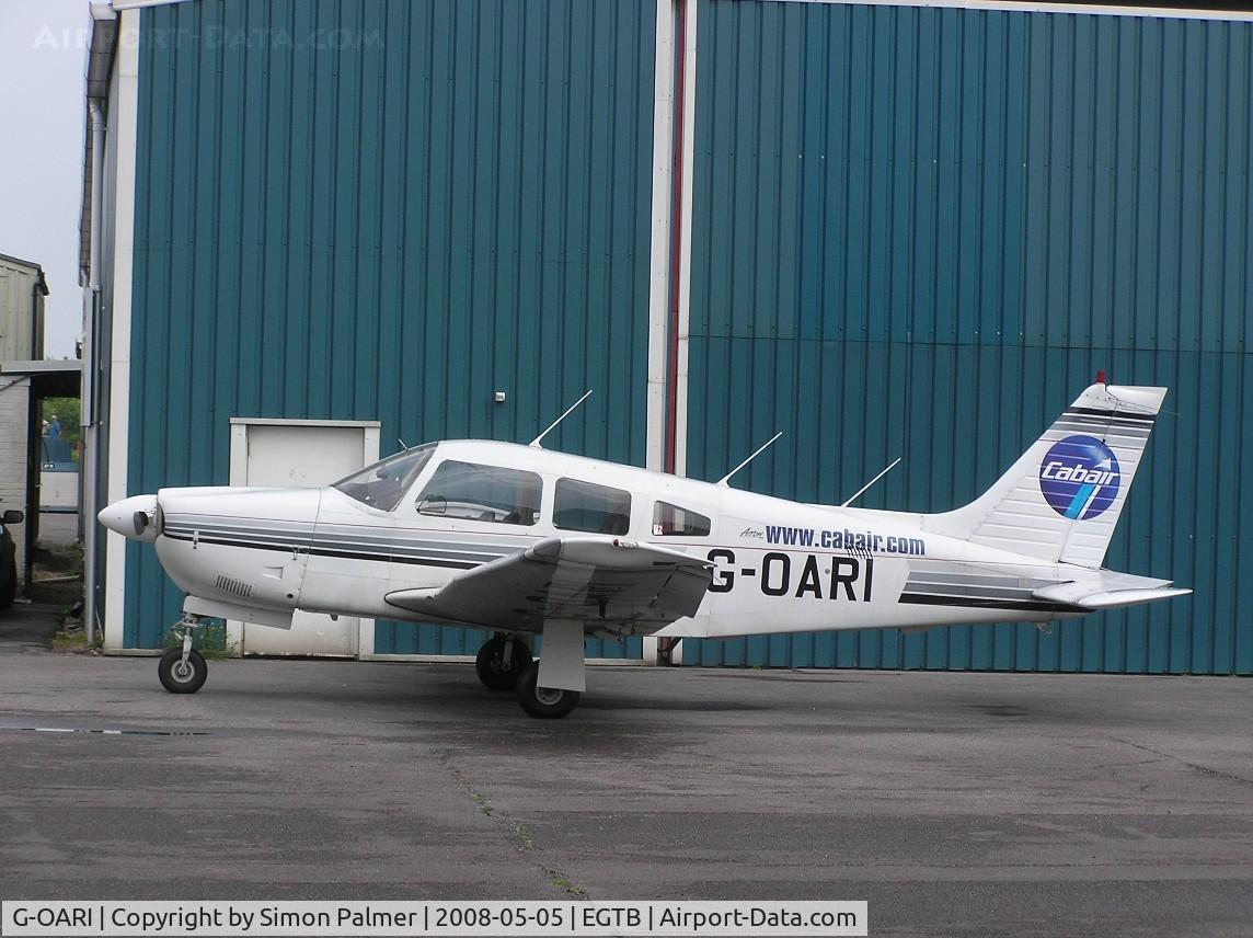 G-OARI, 1988 Piper PA-28R-201 Cherokee Arrow III C/N 2837005, Cherokee Arrow at Booker
