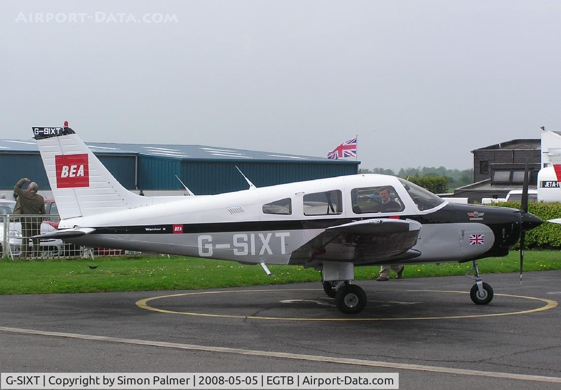 G-SIXT, 1988 Piper PA-28-161 Cherokee Warrior II C/N 2816056, PA-28 in Flying Club's 60th anniversary marks