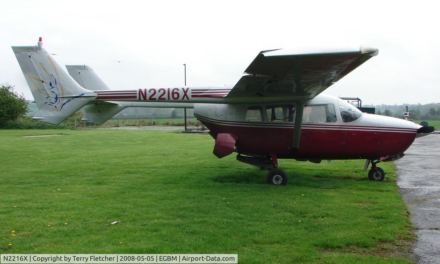 N2216X, 1965 Cessna 337 Super Skymaster C/N 337-0116, Nice to see an American registered Cessna 337 in Tatenhill