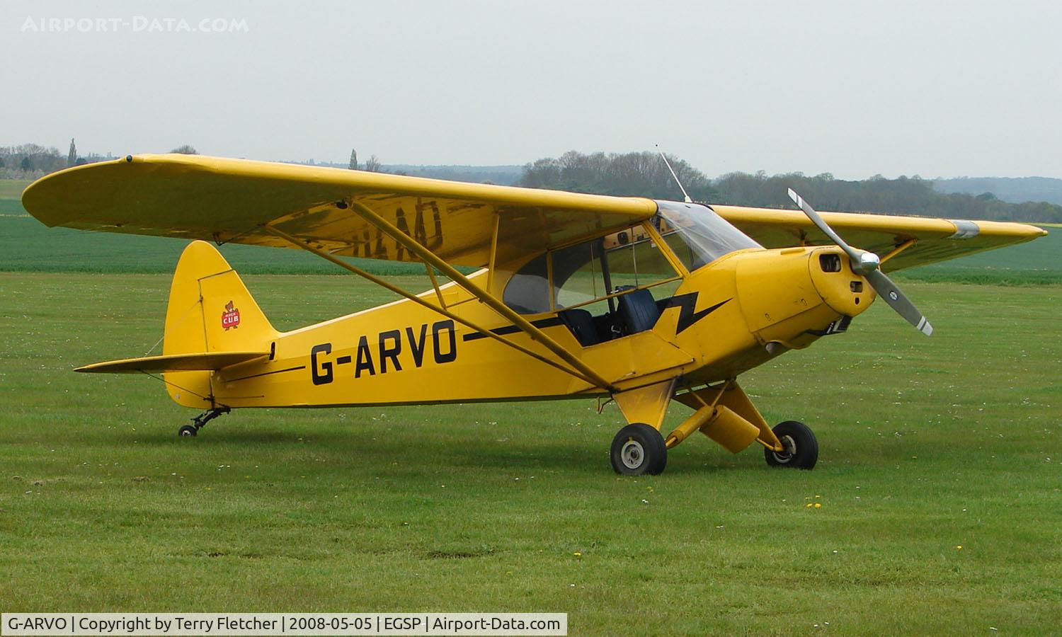 G-ARVO, 1960 Piper PA-18-95 Super Cub C/N 18-7252, Piper Cub at Sibson