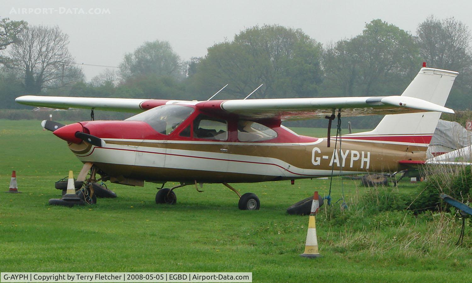 G-AYPH, 1971 Reims F177RG Cardinal RG C/N 0018, Cessna Cardinal at Derby Eggington