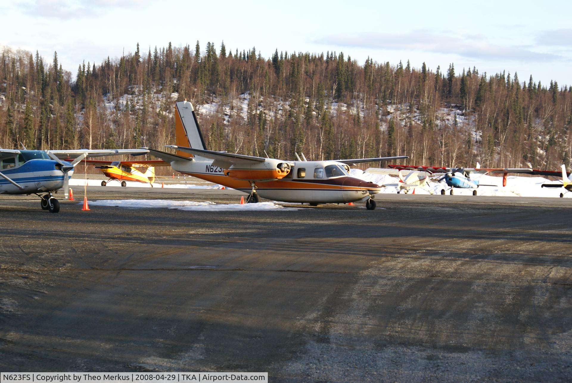 N623FS, 1957 Aero Commander 560-E C/N 578, without propellers