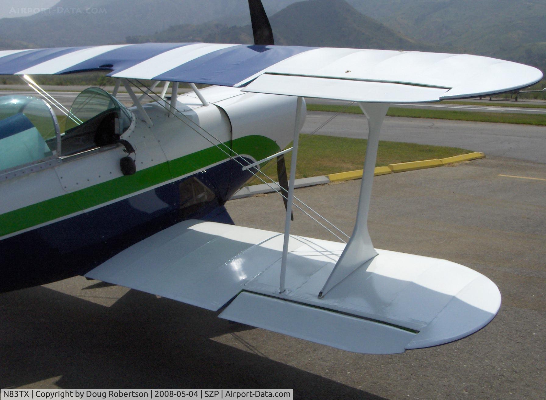 N83TX, 1983 Pitts S-1E Special C/N 8-0110, 1983 Langerud/Taylor/Hines PITTS S1E, Lycoming O-320, four ailerons