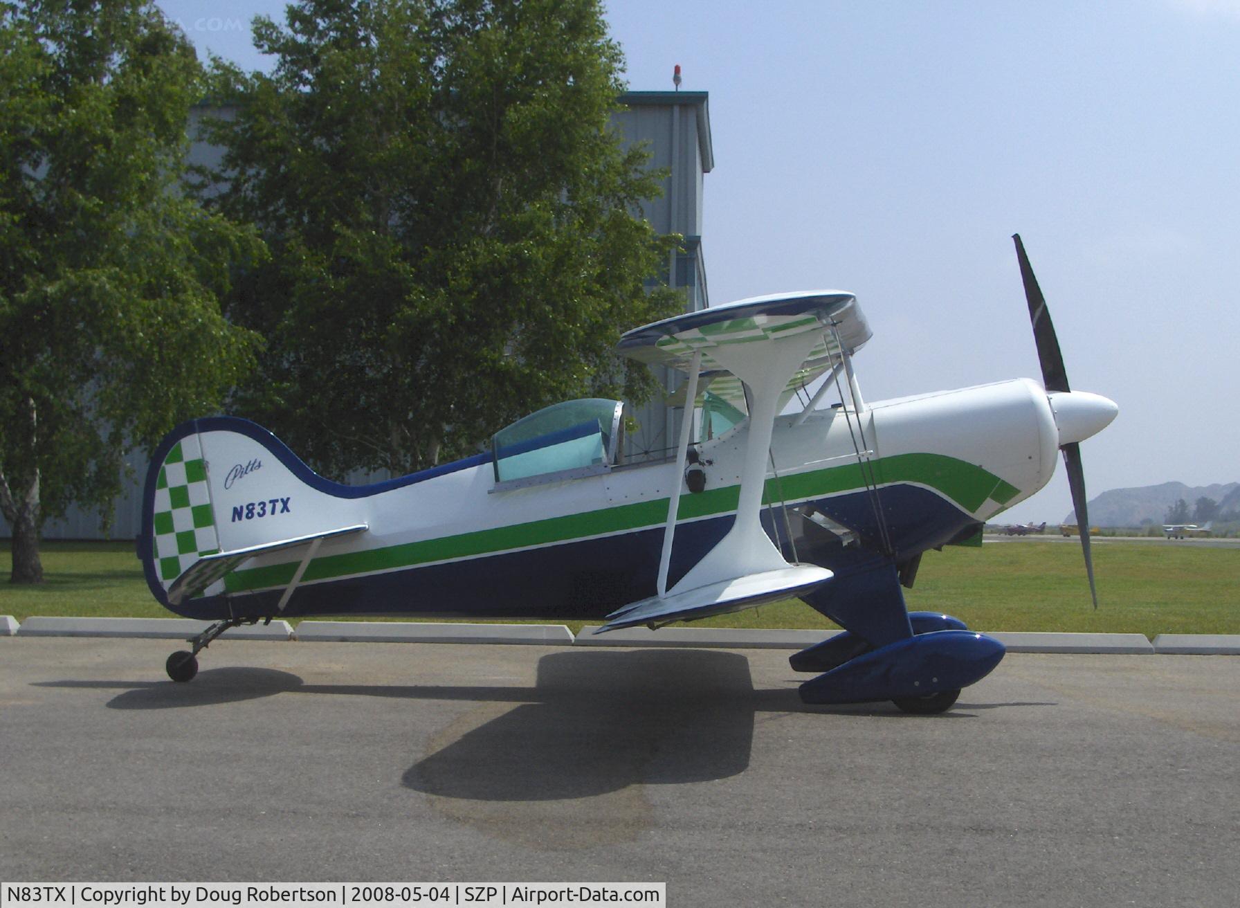 N83TX, 1983 Pitts S-1E Special C/N 8-0110, 1983 Langerud/Taylor/Hines PITTS S1E, Lycoming O-320