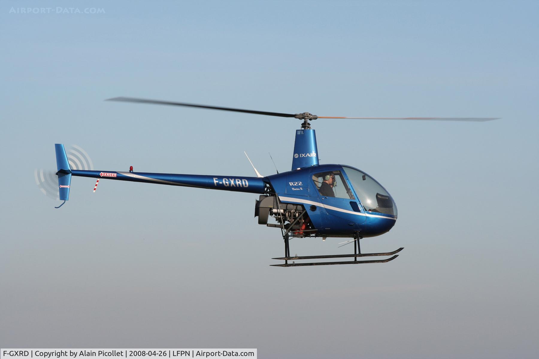 F-GXRD, Robinson R22 Beta C/N 3420, flying