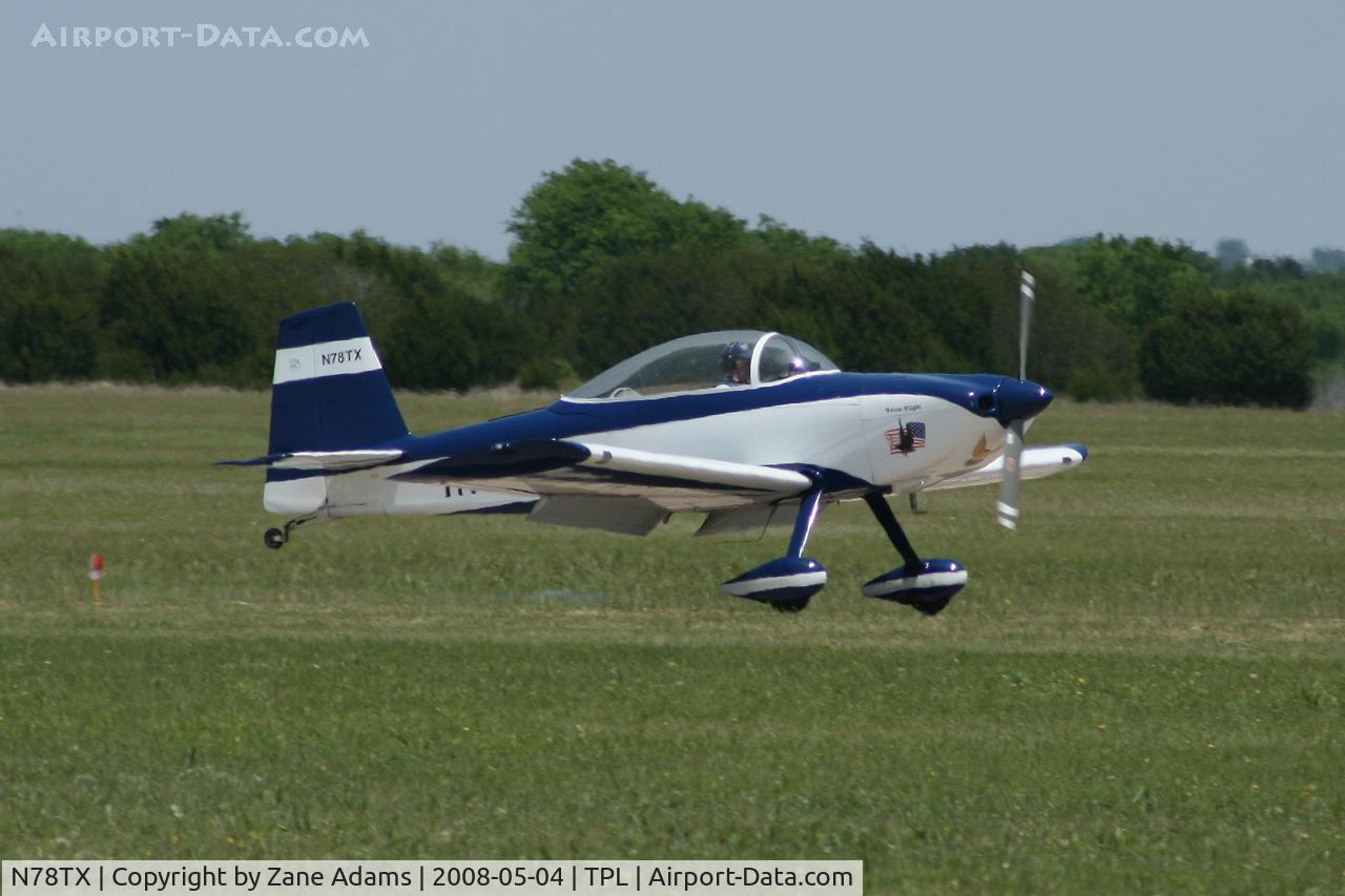 N78TX, 2001 Vans RV-8 C/N 80796, At Central Texas Airshow - Falcon Flight