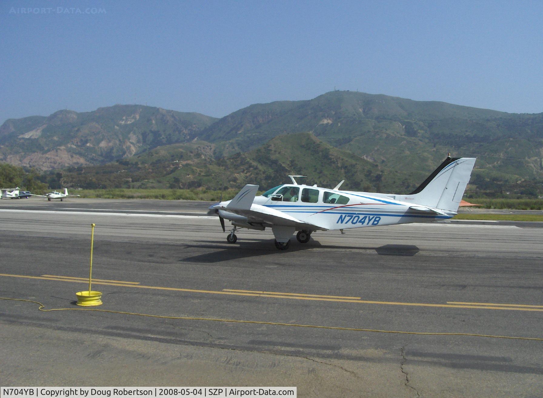 N704YB, 1968 Beech 95-B55 (T42A) Baron C/N TC-1156, 1968 Beech 95-B55 (T42A) BARON, two Continental IO-470-L 260 Hp each, taxi