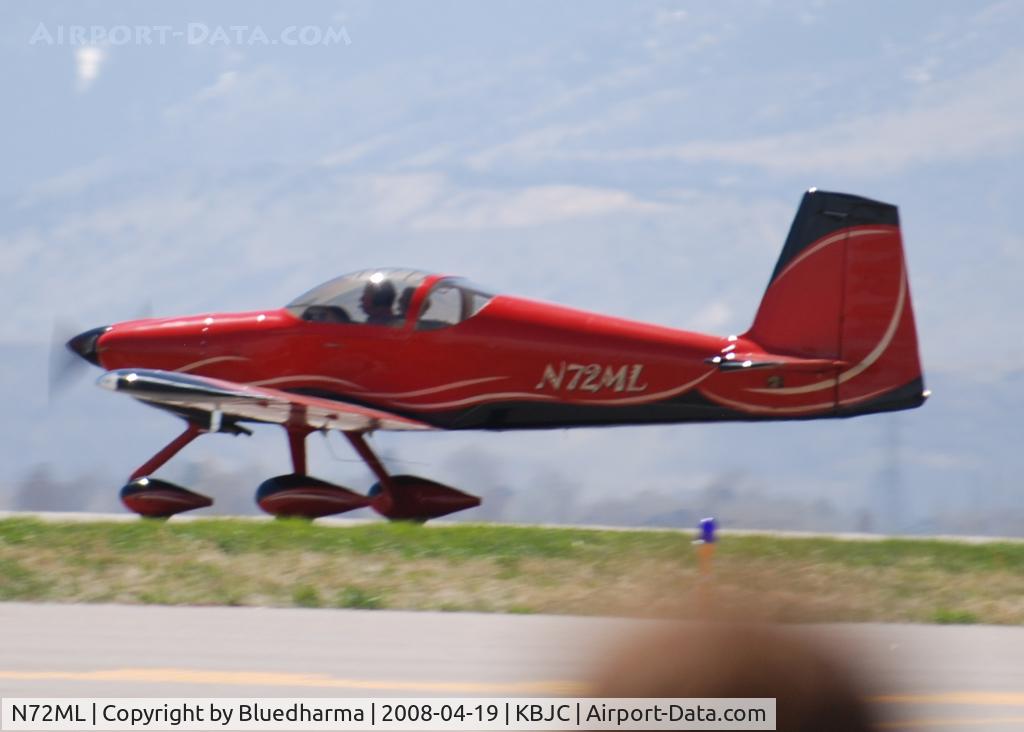 N72ML, 2007 Vans RV-7A C/N 70928, Takeoff