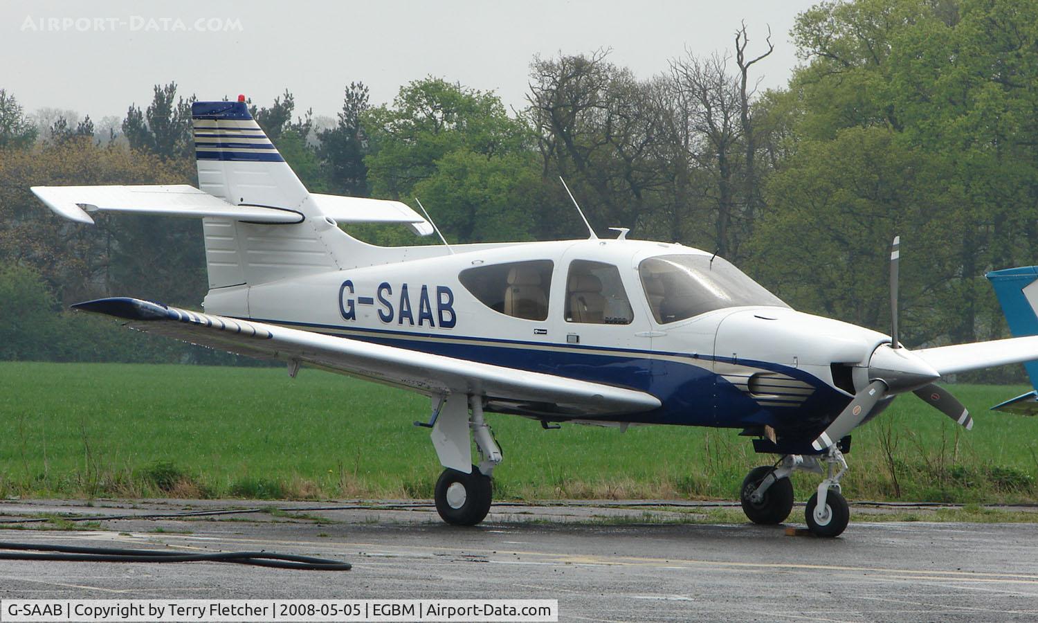 G-SAAB, 1976 Rockwell Commander 112TC C/N 13002, Rockwell 112TC visiting Tatenhill