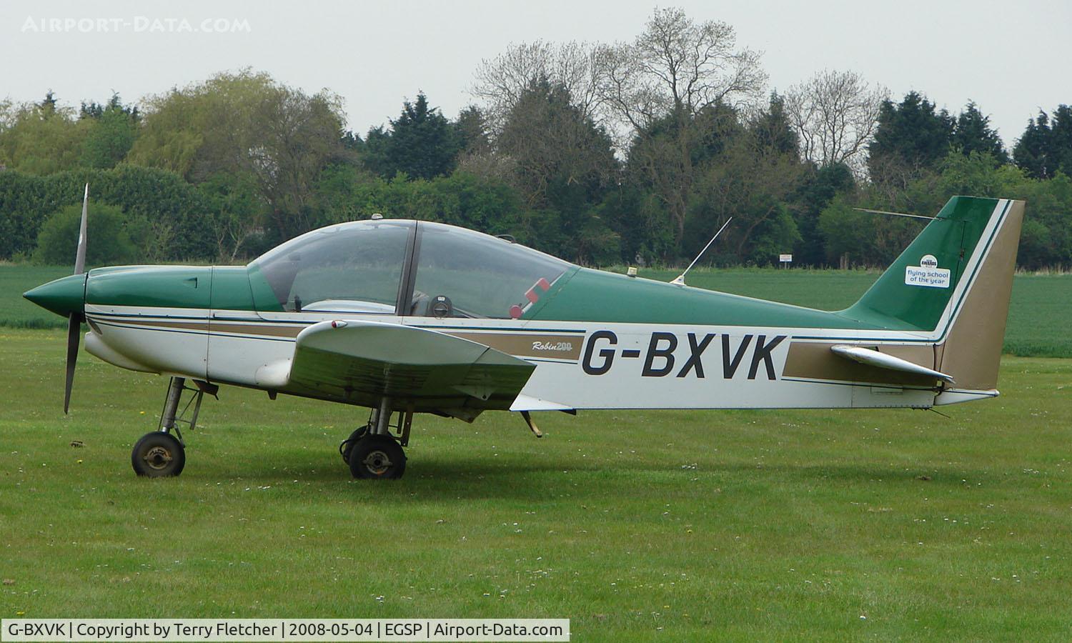 G-BXVK, 1998 Robin HR-200-120B C/N 326, Robin HR200 of the local Flying School at Peterborough Sibson