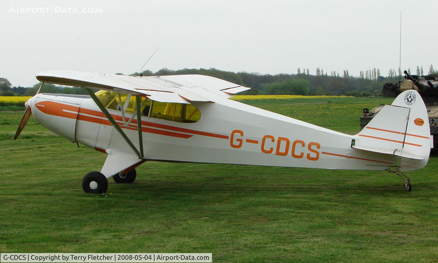 G-CDCS, 1947 Piper PA-12 Super Cruiser C/N 12-2907, Piper Pa12 Super Cruiser at Spanhoe