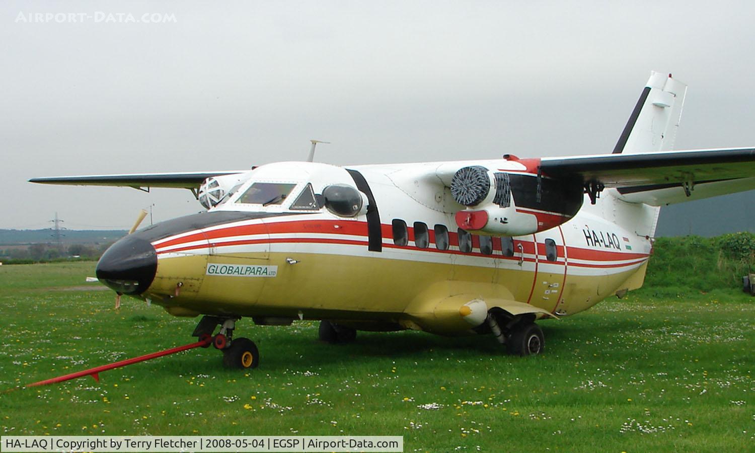 HA-LAQ, 1984 Let L-410UVP Turbolet C/N 841332, A second Let 410 is stored at Peterborough Sibson