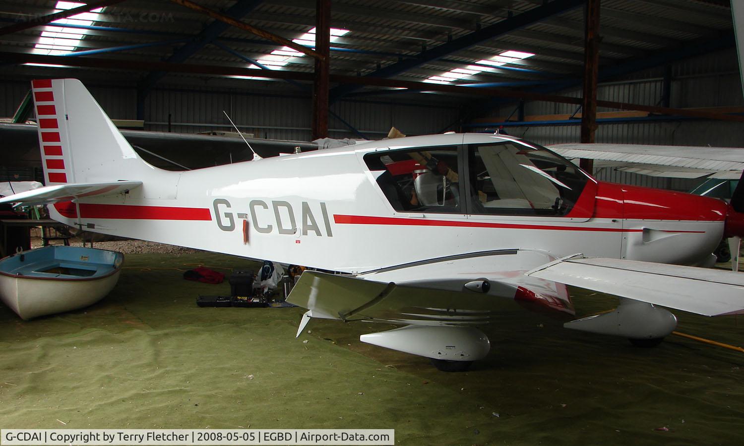 G-CDAI, 2005 Robin DR-400-140B Major C/N 2574, Robin DR400 at Derby Eggington